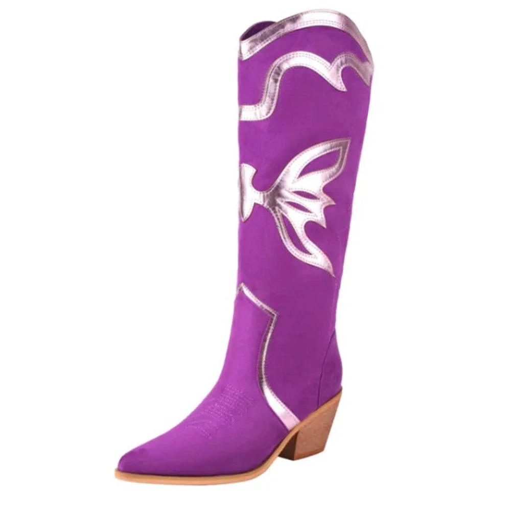 Betty 70 Butterfly Knee High Boots- Size 6.5 - Picture 1 of 11